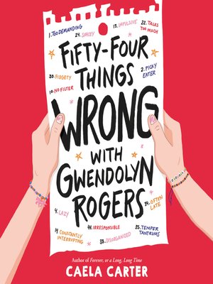 cover image of Fifty-Four Things Wrong with Gwendolyn Rogers